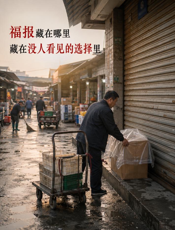 佛家讲因果：真正决定福报的，往往是没人看见的那几次选择凌晨的停车场里，一部手机
