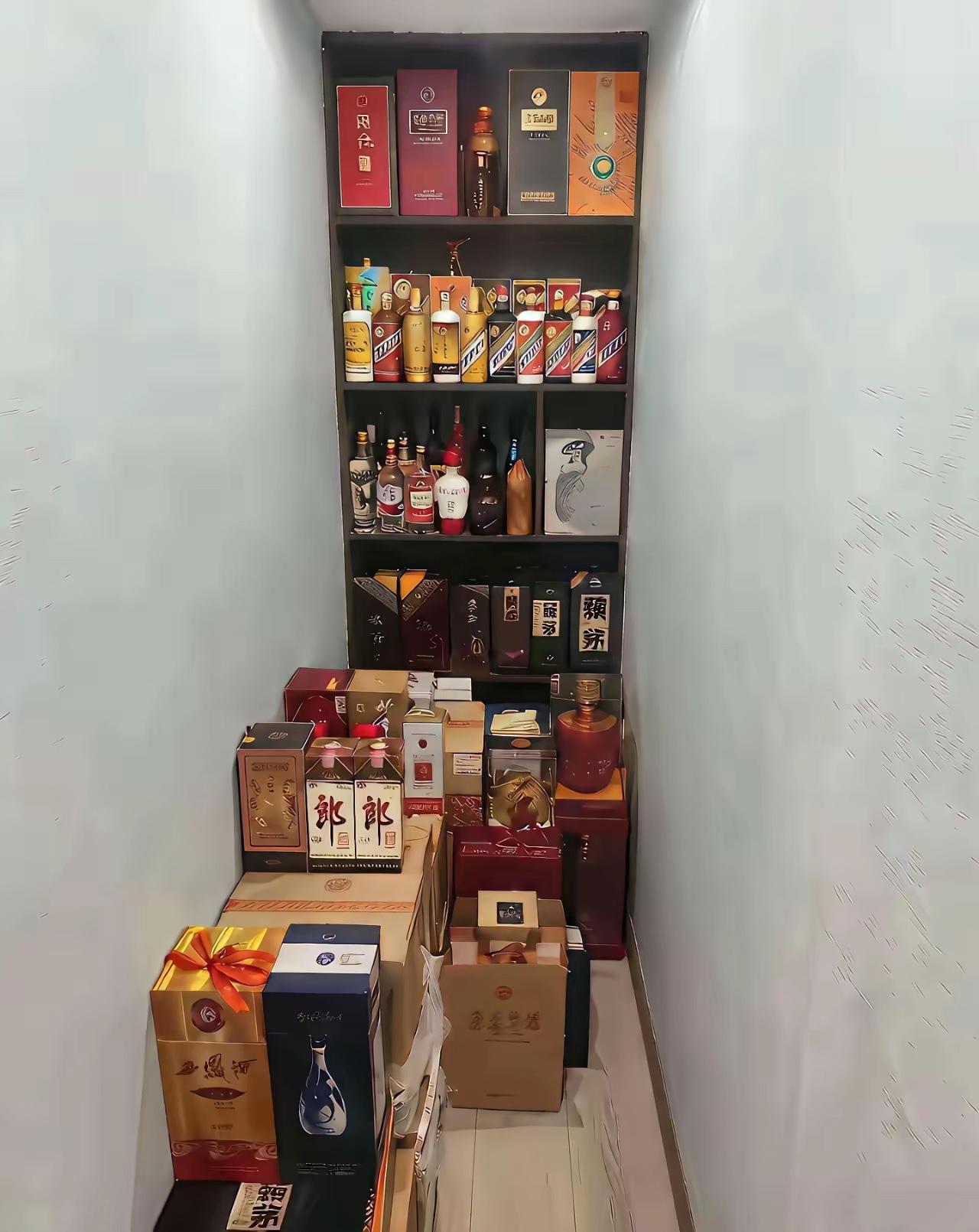 都说一个爱喝酒的男人存不住酒看看我的口粮仓库吧这是我20多年酒龄积攒下来的