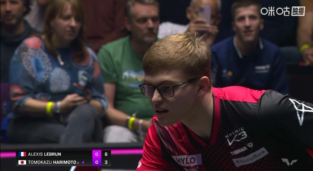 日本张本智和在法国又崩溃了！WTT法国蒙彼利埃冠军赛，第四日，最后一场男单