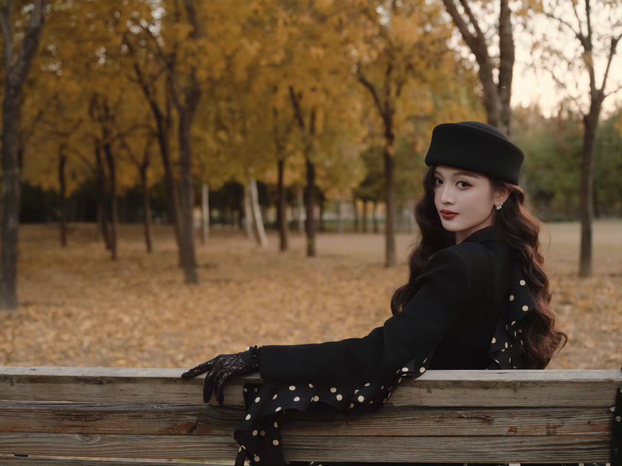 吴宣仪复古女郎这一身好漂亮啊！“你该是人间绝色”👸宣仪你美​​​