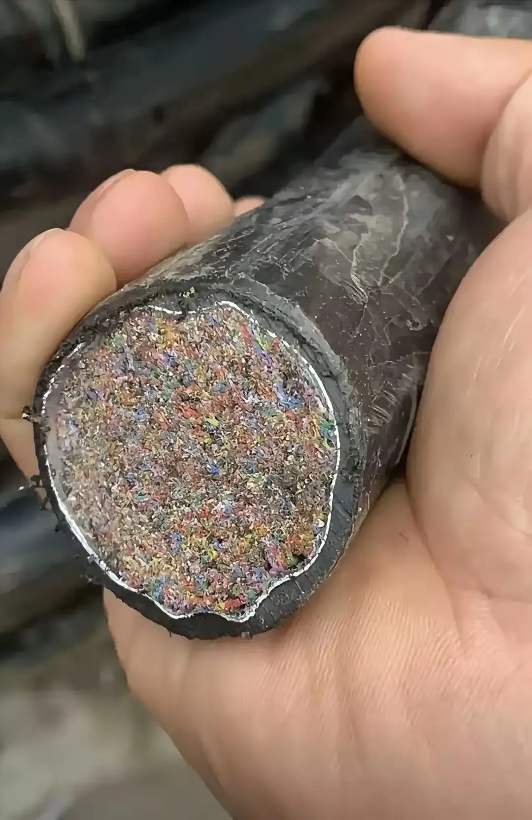 怪不得挖断光缆基本上就废了，你们看看这怎么接？
