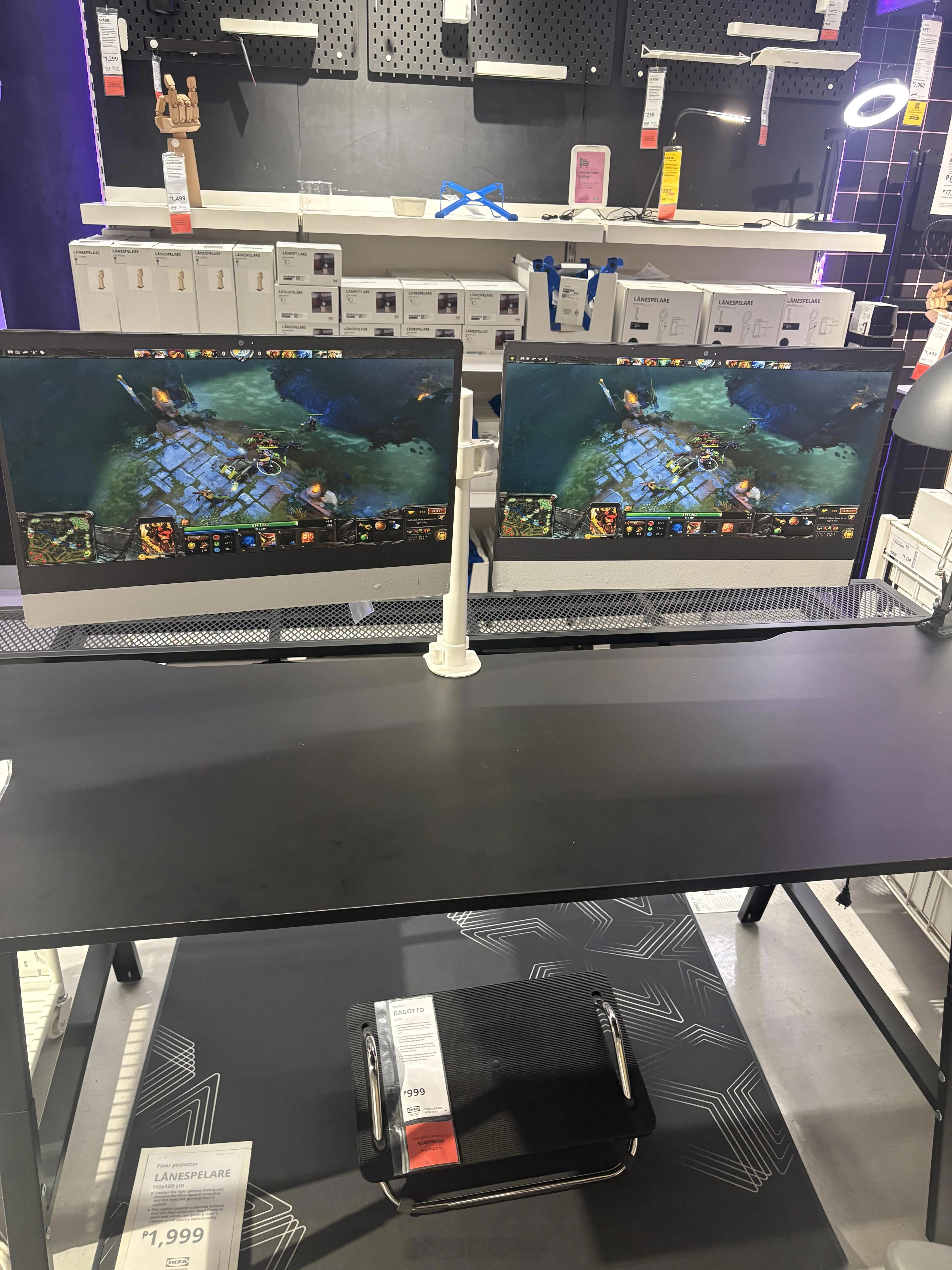 菲律宾宜家桌子上假显示器放的示意图是Dota2dota2dota2趣闻DOT