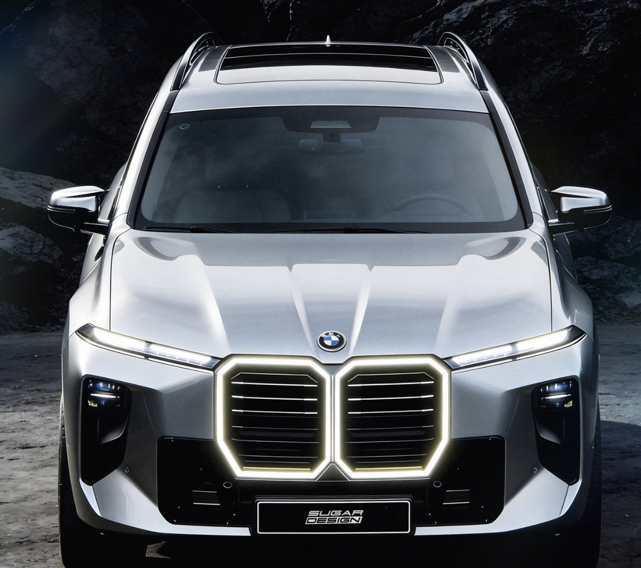 旗舰再登峰造极！宝马全新X7新车预览！前脸更凶，争议继续：分体式大灯还在，但线条