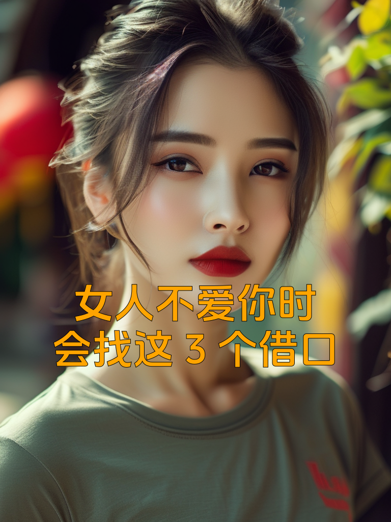 女人不爱你时，会找这3个借口
