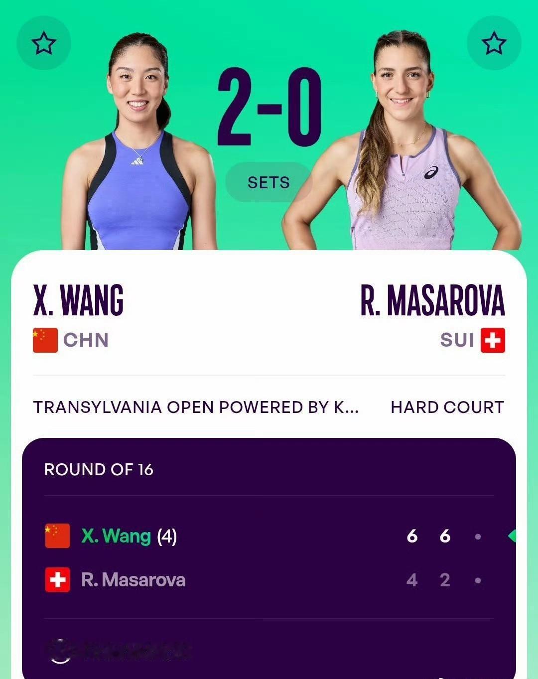 王右的状态火热啊！去年直到六月份的柏林赛才拿到赛季第10胜，今天在罗马尼亚的克卢