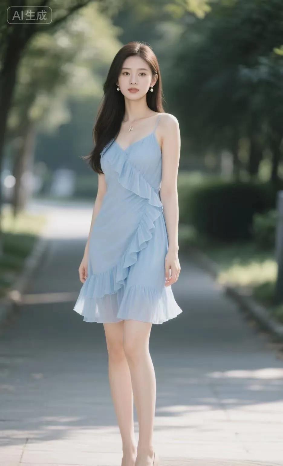 清冷美感大长腿