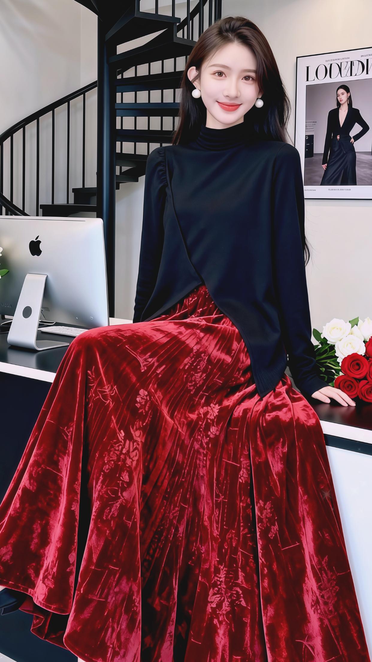 女装高级感穿搭国风长裙穿搭