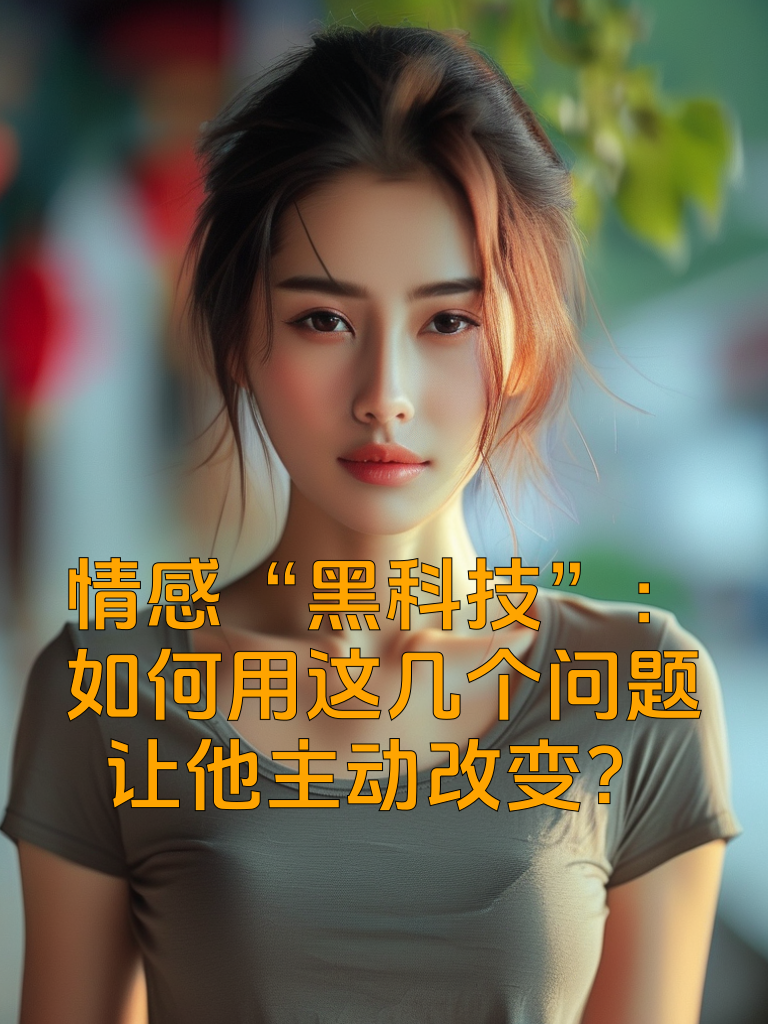 情感“黑科技”：如何用这几个问题让他主动改变？