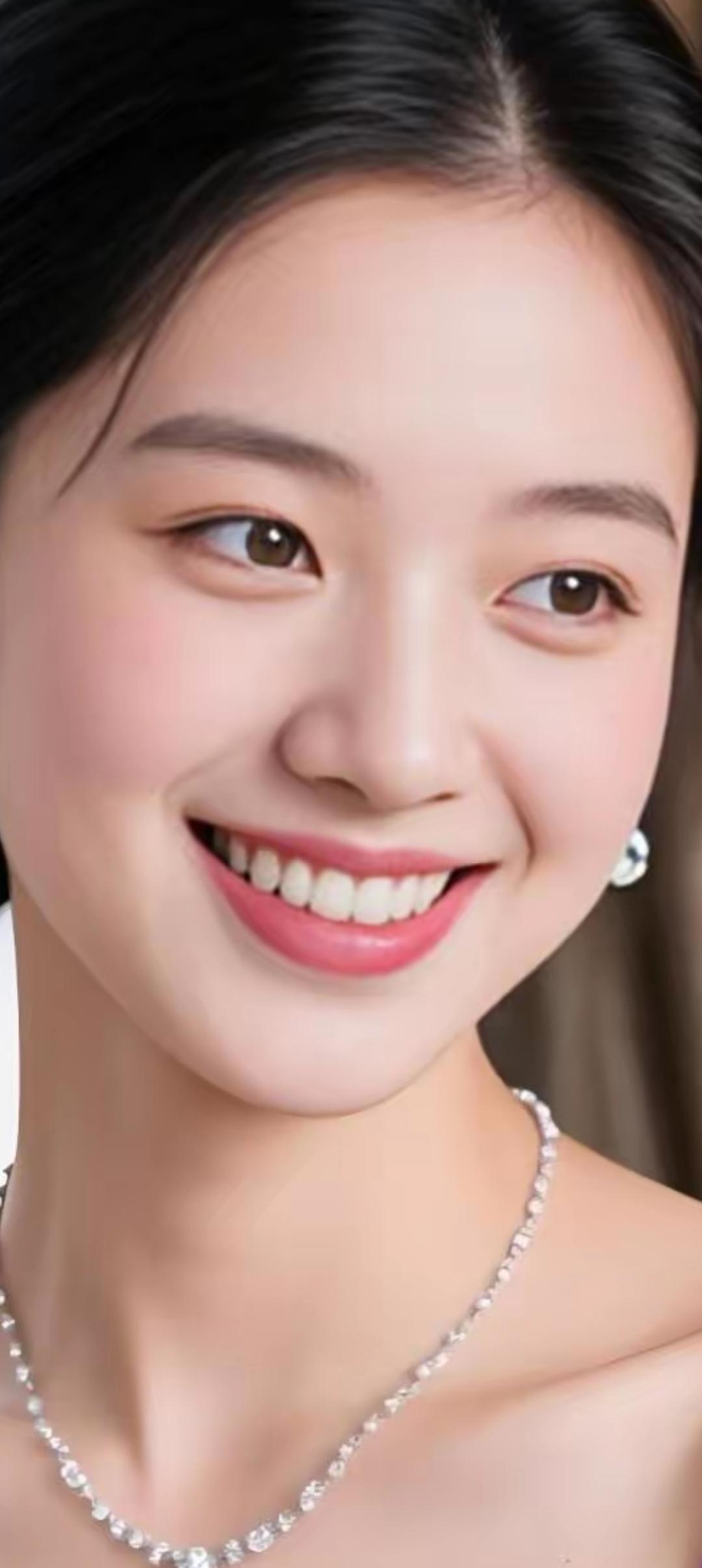 甜美笑容，闪耀珠宝，优雅气质，完美无瑕！💖✨