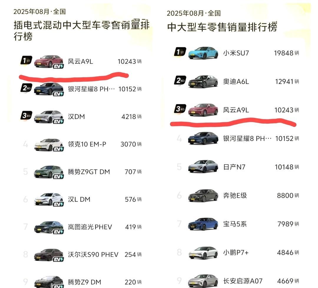 风云a9l和星耀8打架，汉dm遭老罪了！曾经汉dm和汉ev在中大型轿车市场中，