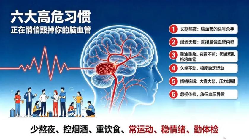 别以为脑出血是爷爷奶奶的“专利”！现在ICU里三十来岁躺着的真不少，脑子里的血管