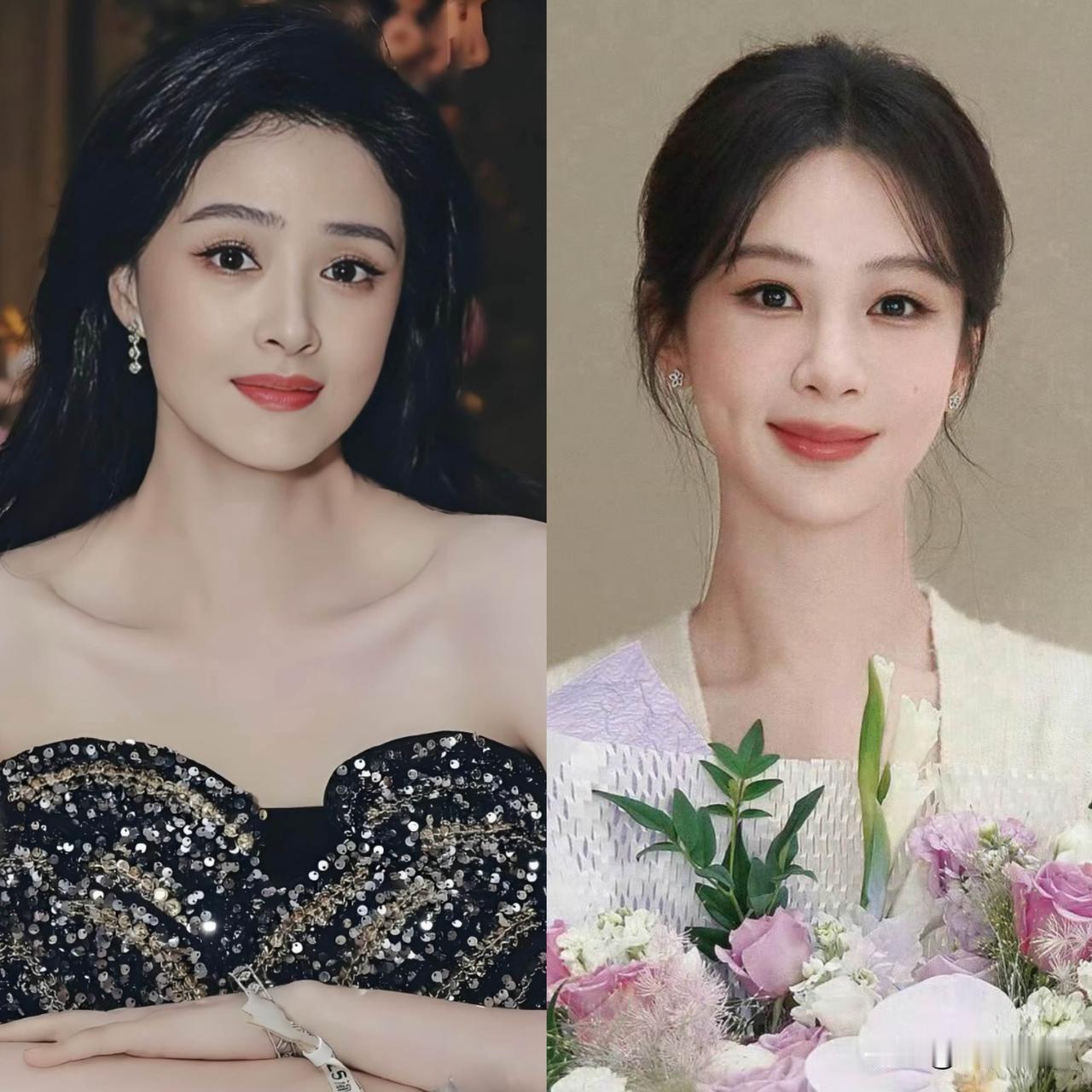 发现一个玄学，蒋欣和杨紫有个地方很像，不是她们俩是好朋友，而是只要是她们俩有