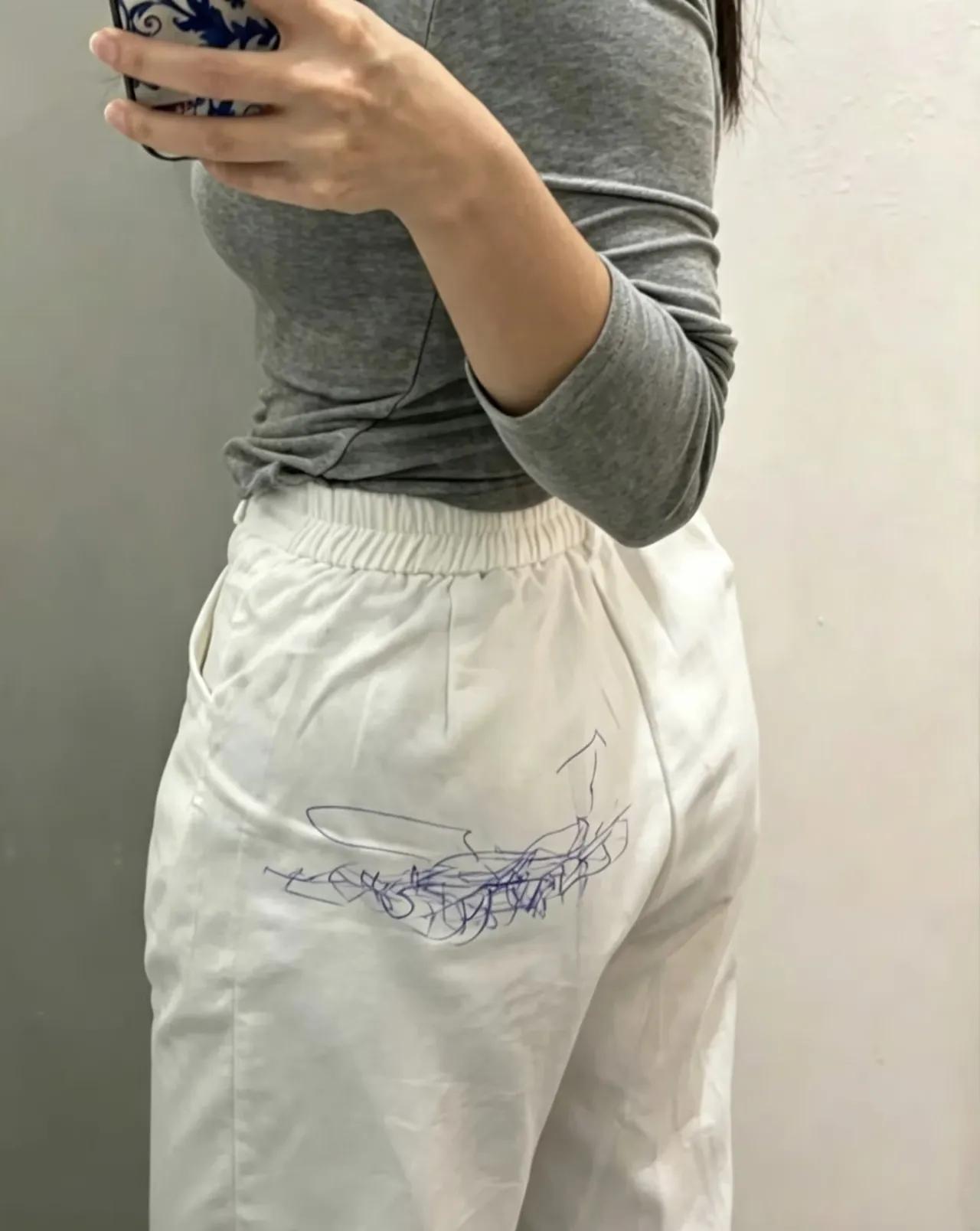 今天出门穿了一天都没发现