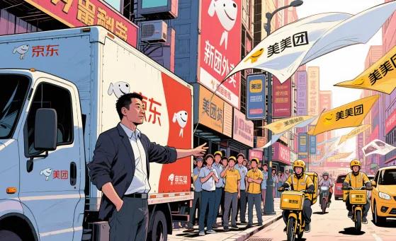 刘强东急了，京东暴打美团，真实原因果然不简单。两个月前，京东突然开始搞外卖，