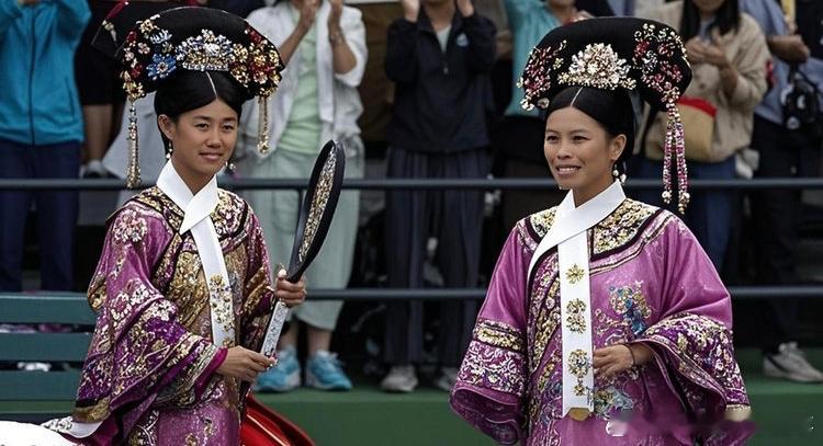 哇！张帅和谢淑薇的表现太棒了！👏她们在女双1/4决赛中以7-5、6-4战胜了