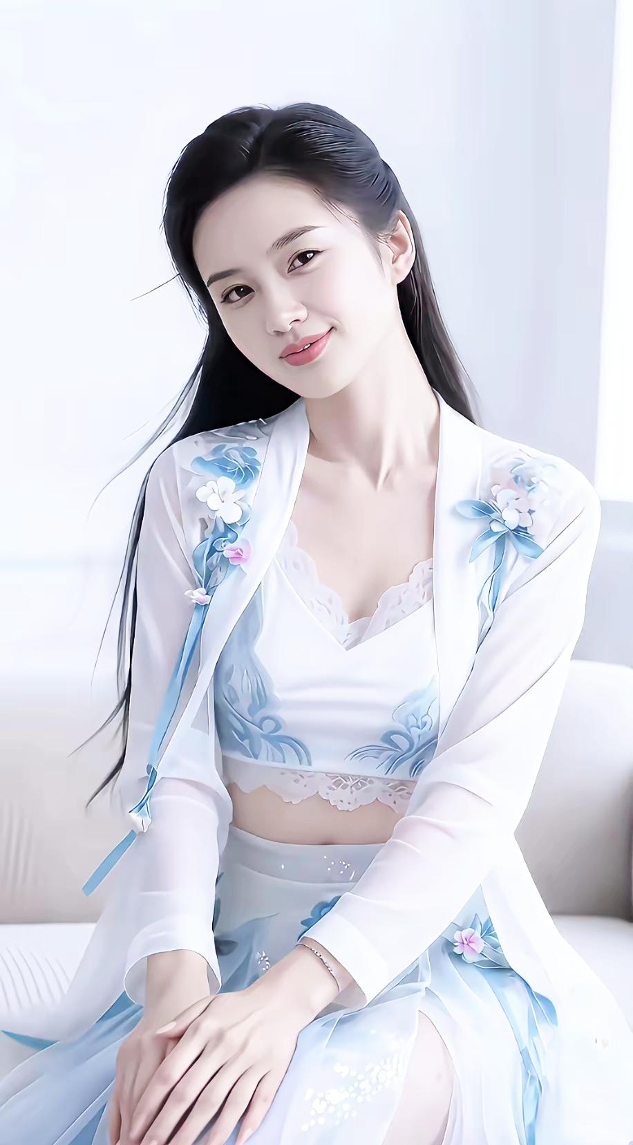 花间美人坐，笑语入云霄。