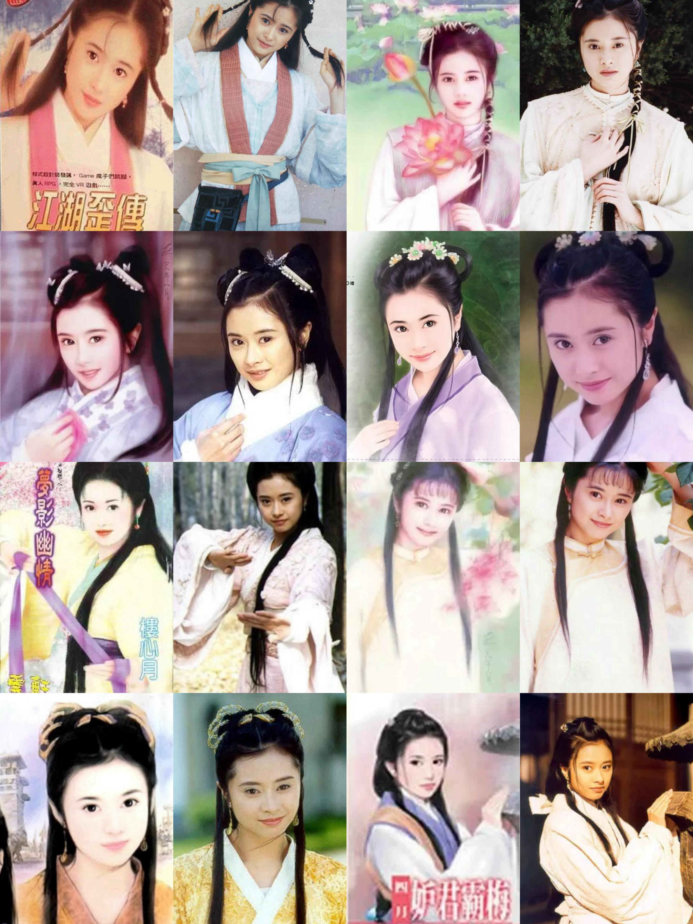 原来这些立绘的原型都是何美钿啊