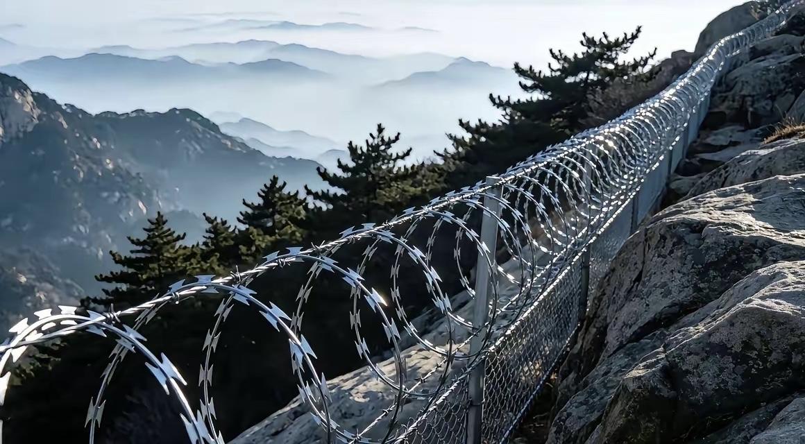 刀片铁丝网的险恶之处在于，只要人碰到，就让你遍体鳞伤。泰山景区整的这一出，根本
