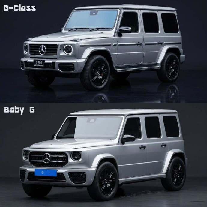 奔驰小G渲染图刷屏了这不就是年轻人的梦中情“G”嘛年轻人的第一台硬派SUV