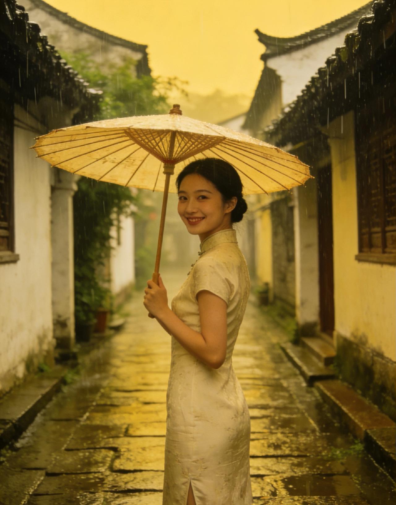 旗袍之美，美在风骨，美在韵味，更美在刻在骨子里的东方气质。它不只是一件衣裳，更是