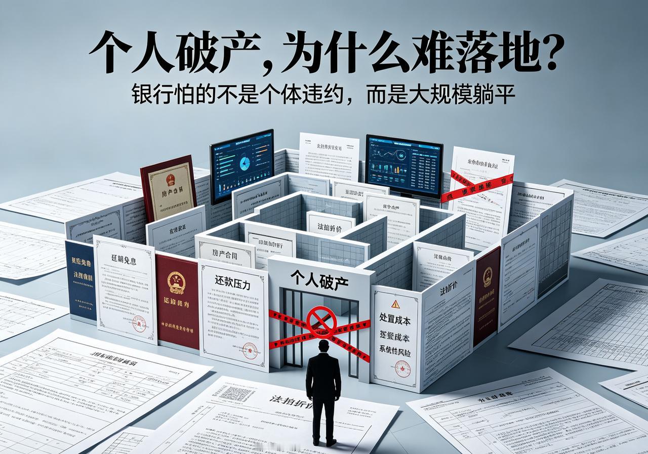 为什么“个人破产制度”在中国无法推行？因为值钱的从来不是资产，而是人。我之前