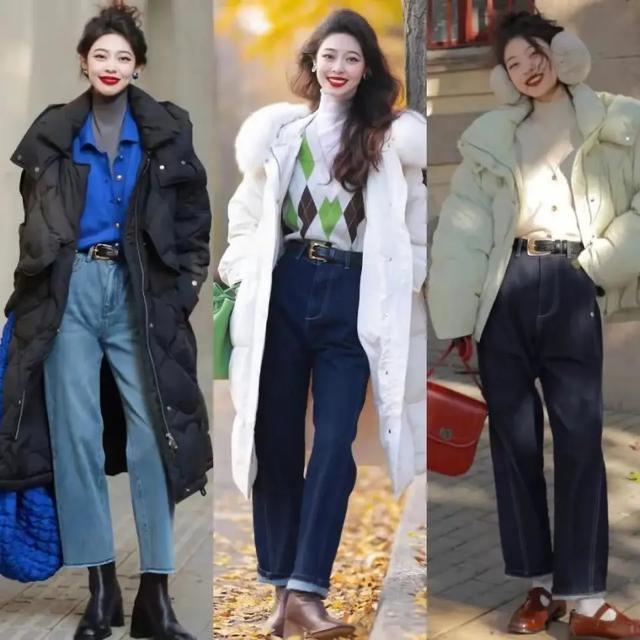 羽绒服不在多而在精，一两件百搭款+这些搭配法则=整个冬天的高级感！同色系拉长身形