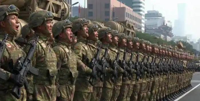 中美两个大国，几乎在同一个节骨眼上，同时把士兵手里的枪换了。中国掏出的是QBZ1