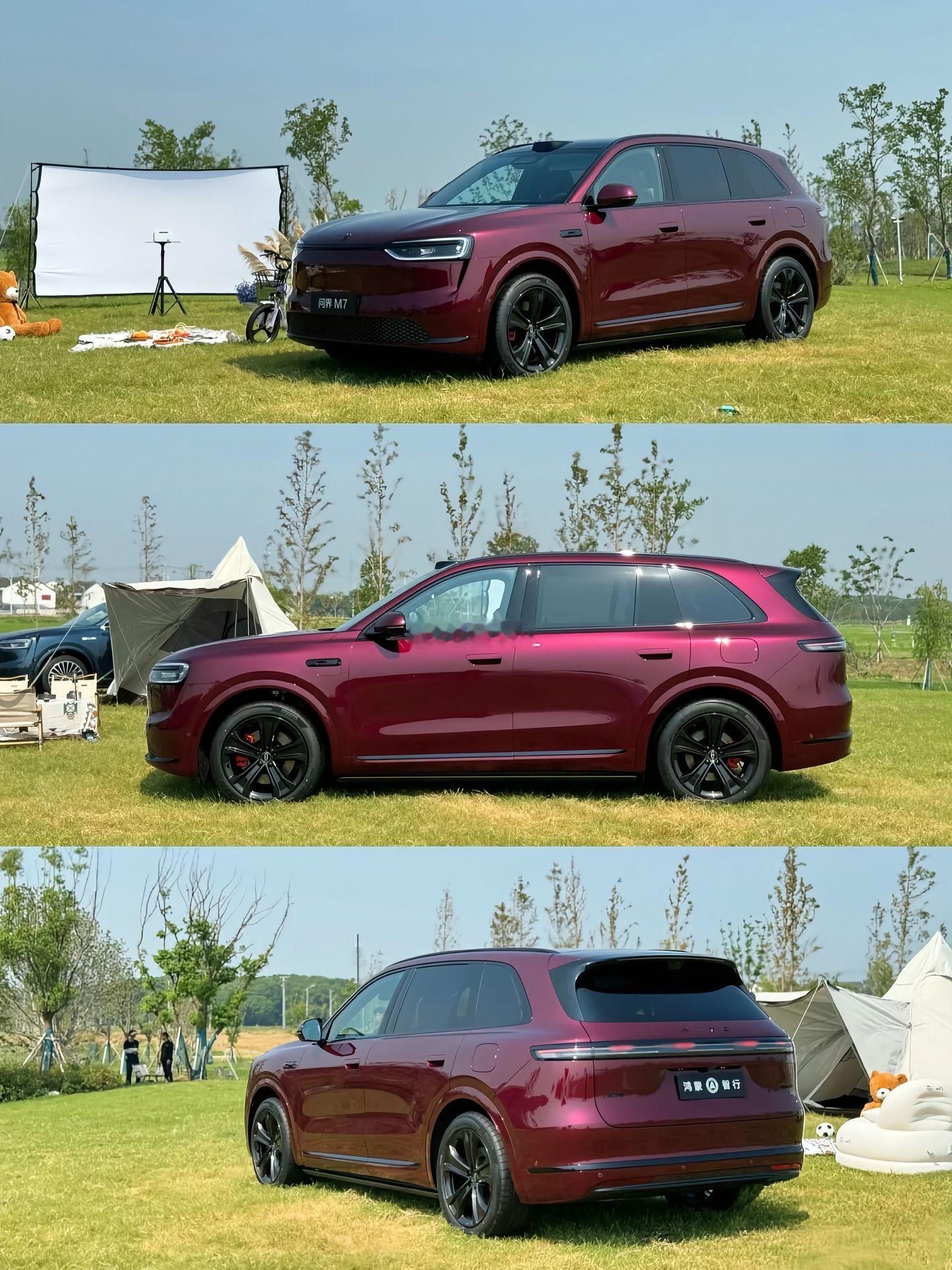 挡不住的颜值，有你喜欢的颜色吗问界m7​​​