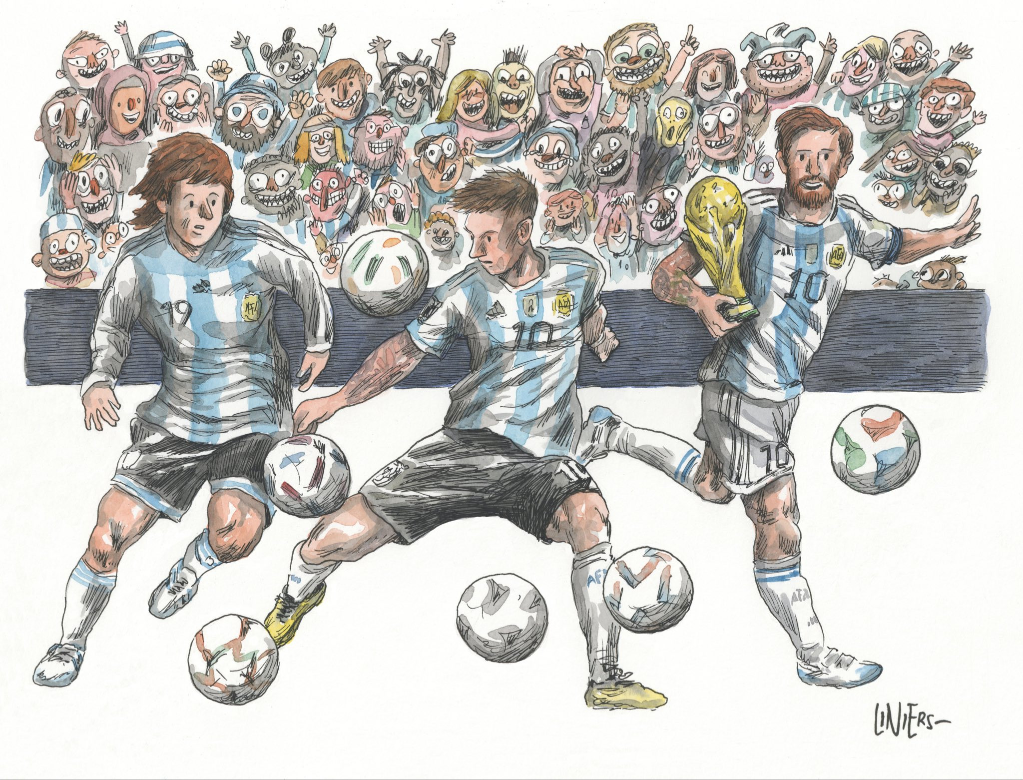 🇦🇷🎨阿根廷著名漫画家里卡多·西里(RicardoSiri)在社媒(X