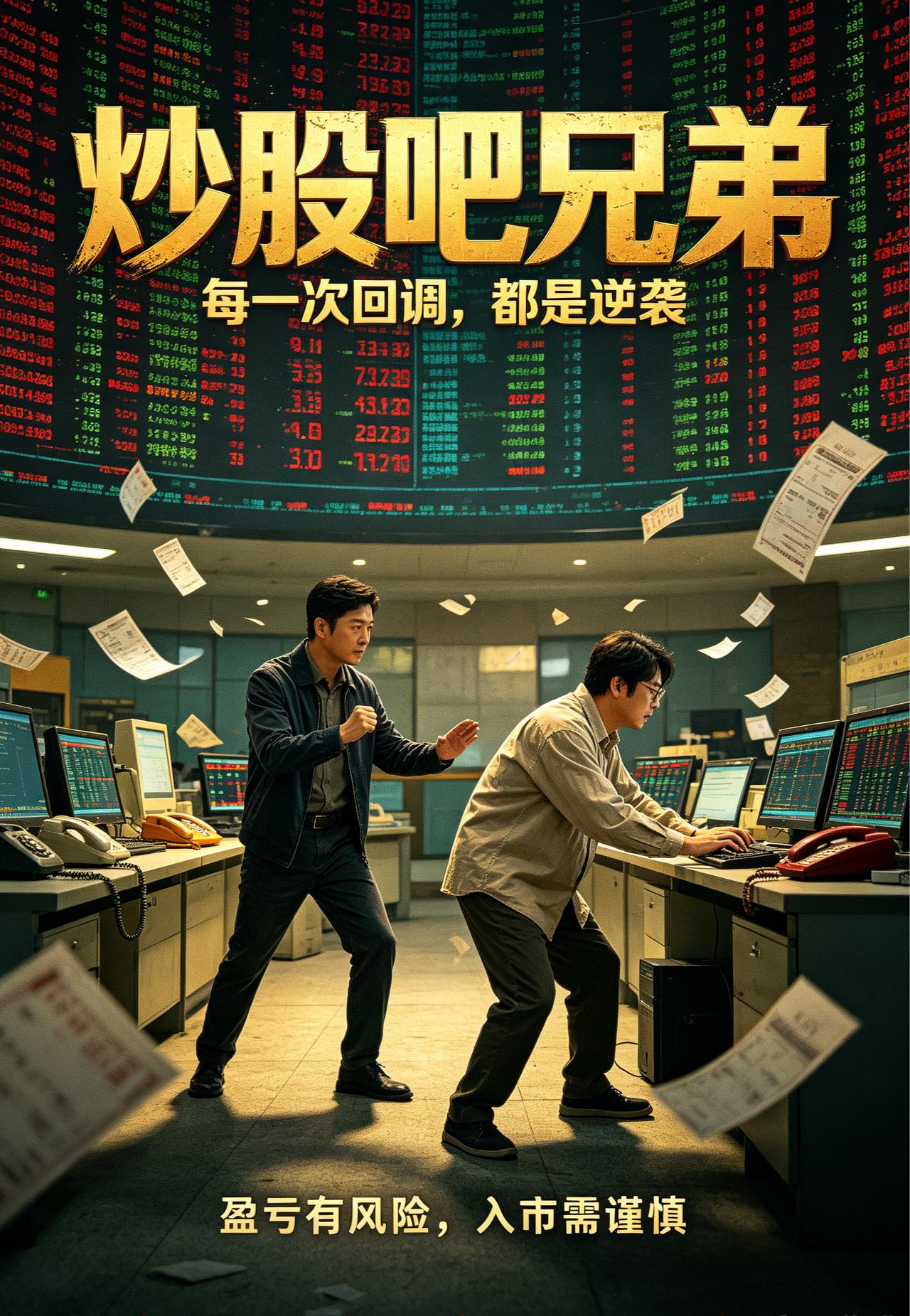 炒股吧，兄弟！如果你觉得怀才不遇，现在生活中处处被打压，炒股，是你不可多得的逆