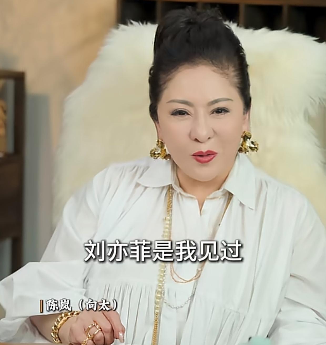 向太：“刘亦菲是我见过富养女儿最好的典范，她14岁的时候我就见过了，她的气质非常