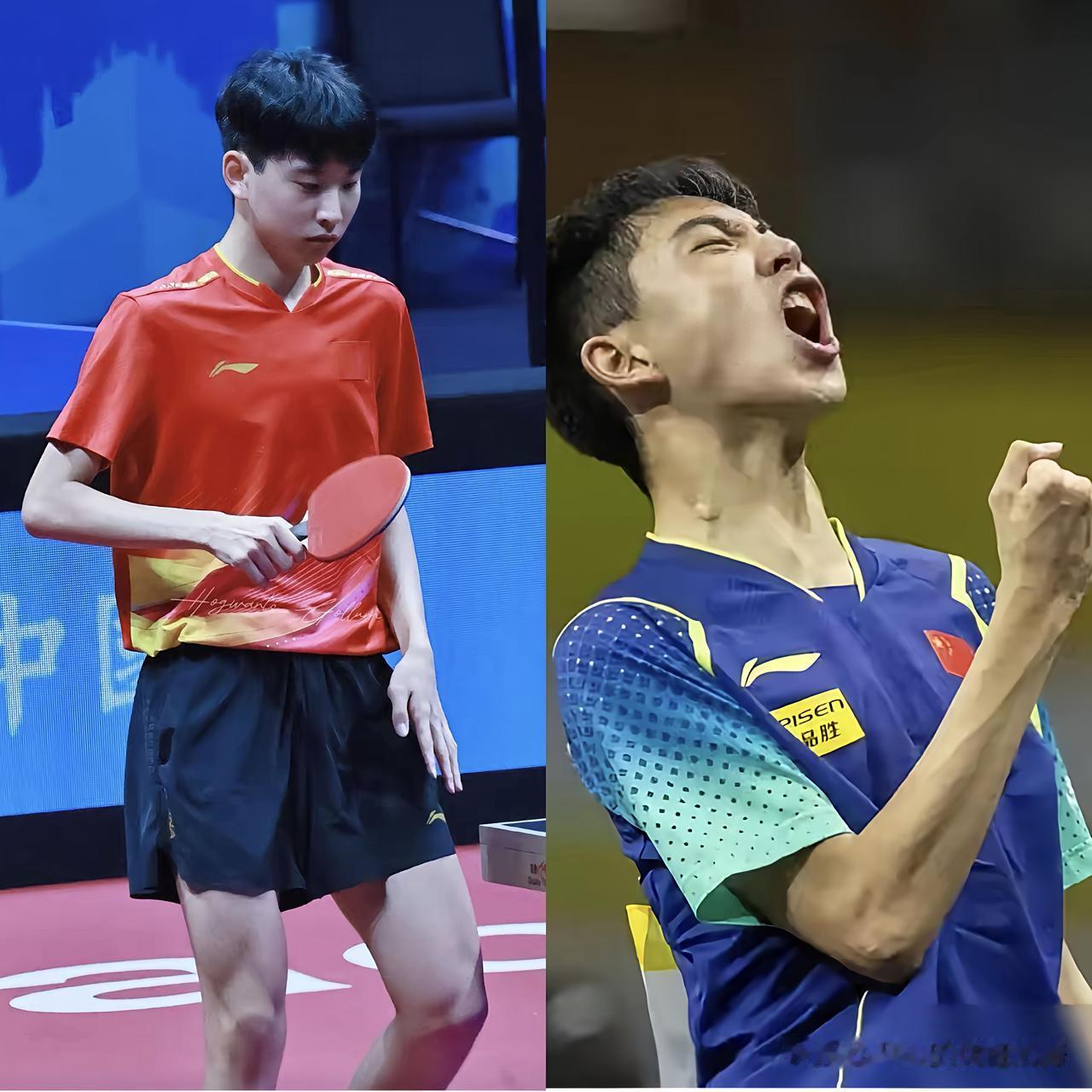 李和宸和周冠宏，一个17岁一个16岁，能拿下陈垣宇和陈俊菘。WTT球星挑战