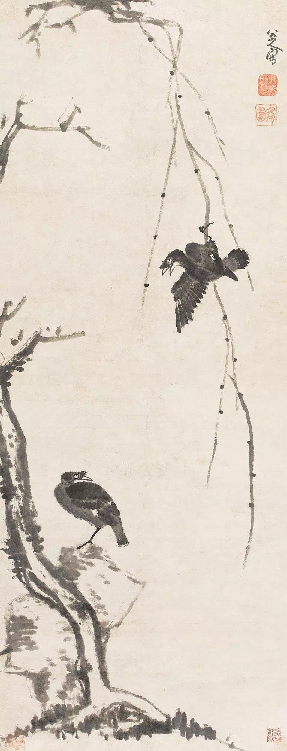 ＂八大山人的画像京剧，一人出场，满台有戏！＂在中国绘画史上，倪云林、石涛、八大