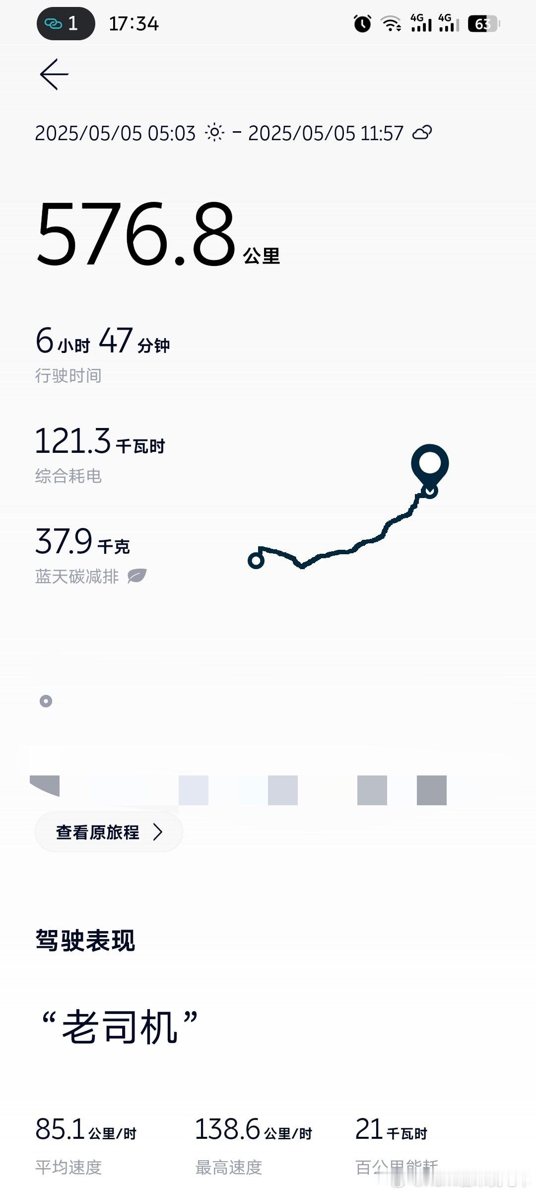 今天怕堵车，一大早就出发了，除了中间有点困休息了十分钟以及换电的时候WC，其他时