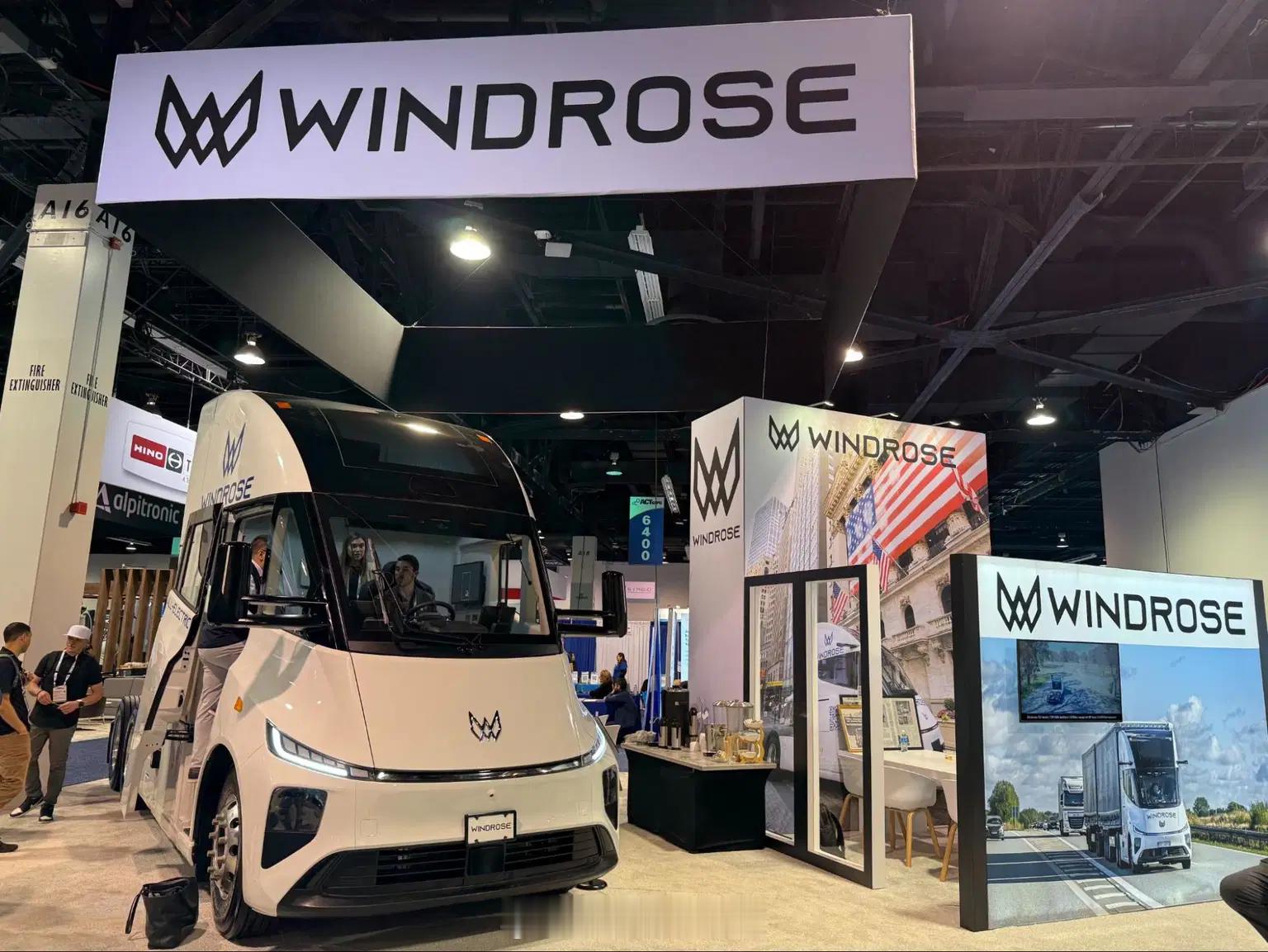 中国新能源重卡进军美国！中国电动卡车制造商苇渡科技WindroseTechno