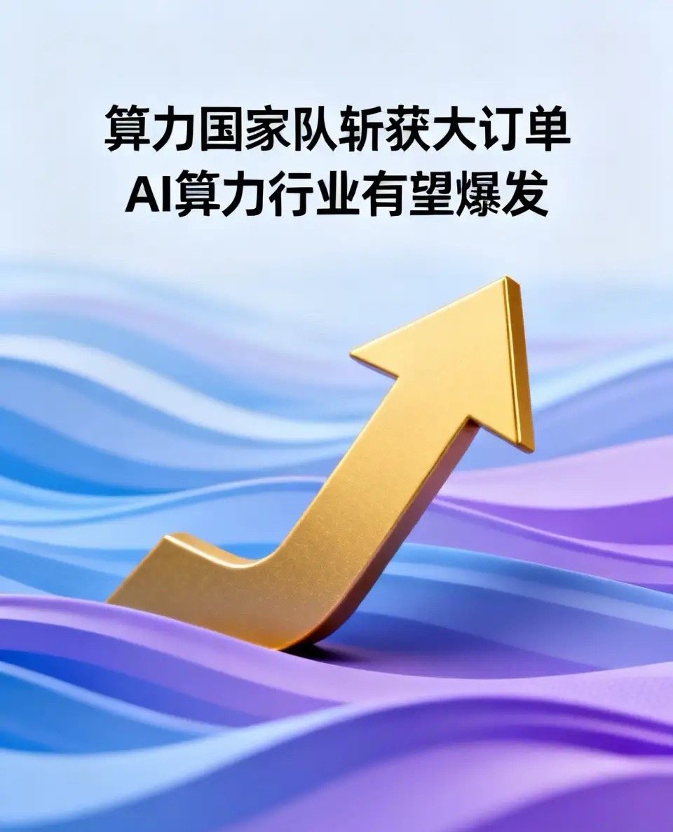 周末重磅消息面，周一这个行业有望爆发！1.算力国家队斩获大订单！武汉长江计算科技