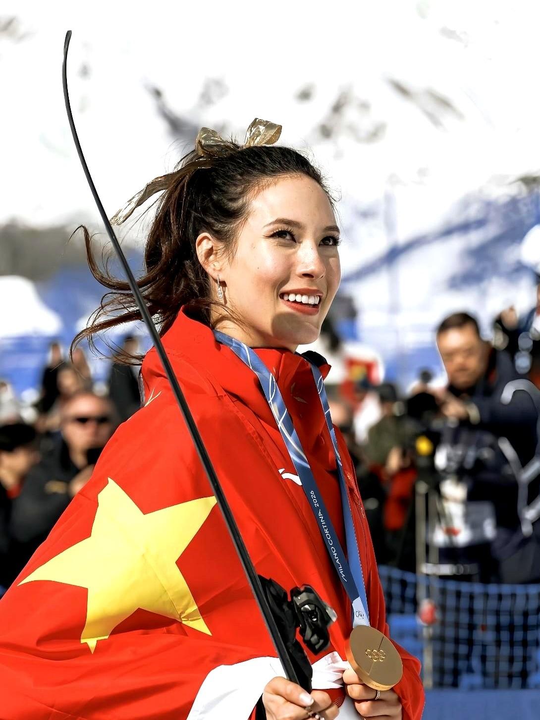 别再羡慕谷爱凌了，因为她的努力程度，普通人根本达不到。刚在米兰冬奥会逆转夺金