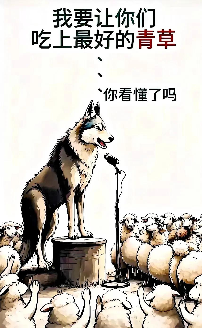 狼：它们已然识破我在说谎，而我也清楚它们洞悉了我的谎言……看来，这群家伙没那么好