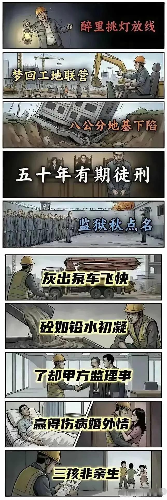 好一手破阵子，好一句醉里挑灯放线，但进监狱和受伤都是小事，连三个小孩都非亲生，这