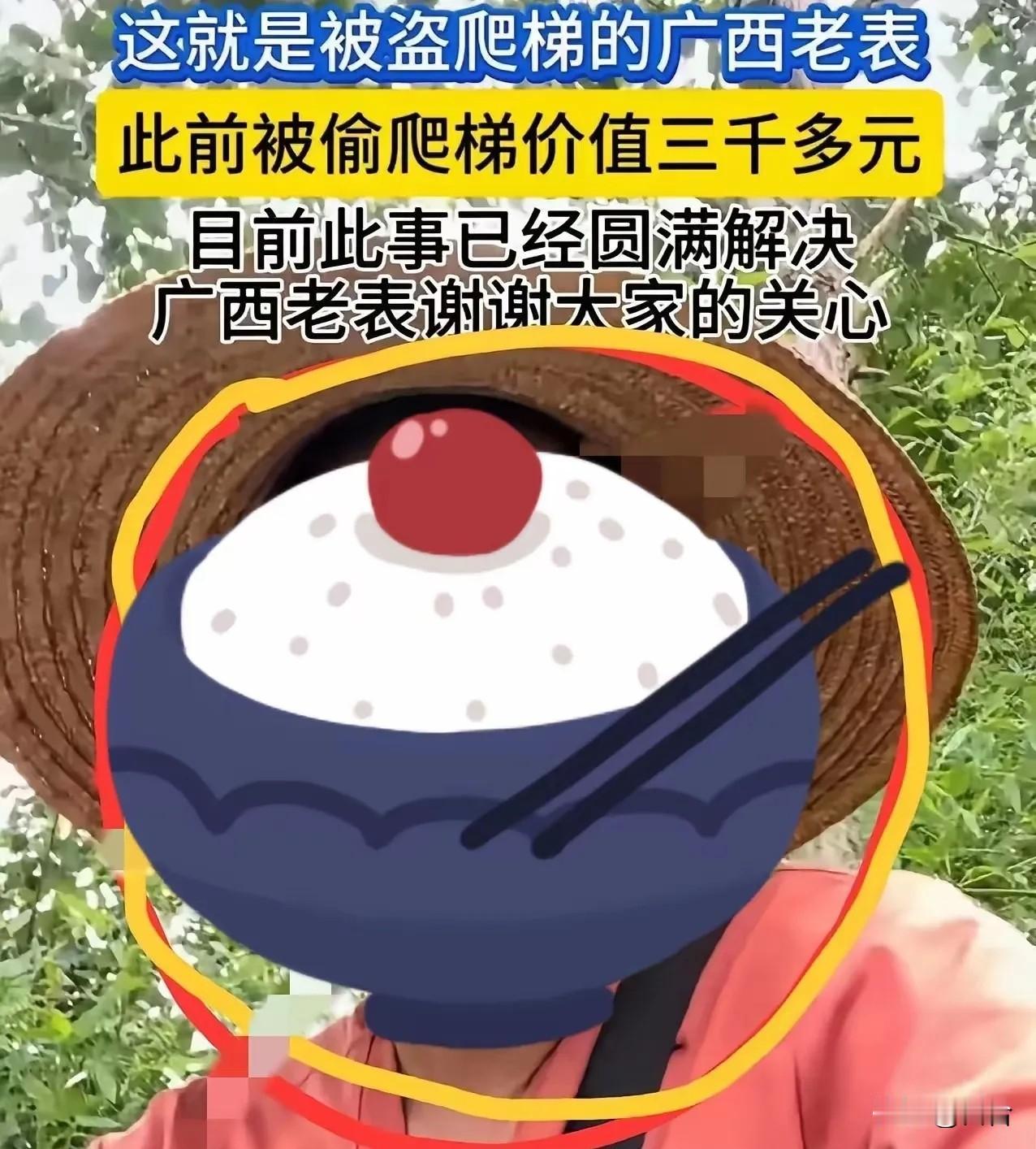 “被盗爬梯的结局来了这话是2026年5月30日下午14点55分，湖北天门汪场