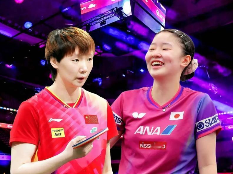 中国女队获得冠军，日本女队获得亚军，赛后张本美和接受了采访，她说因为遇到王曼昱的