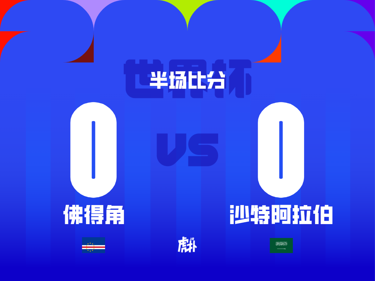 半场: 佛得角0-0沙特, 塞梅多错失良机, 坦巴克蒂伤退