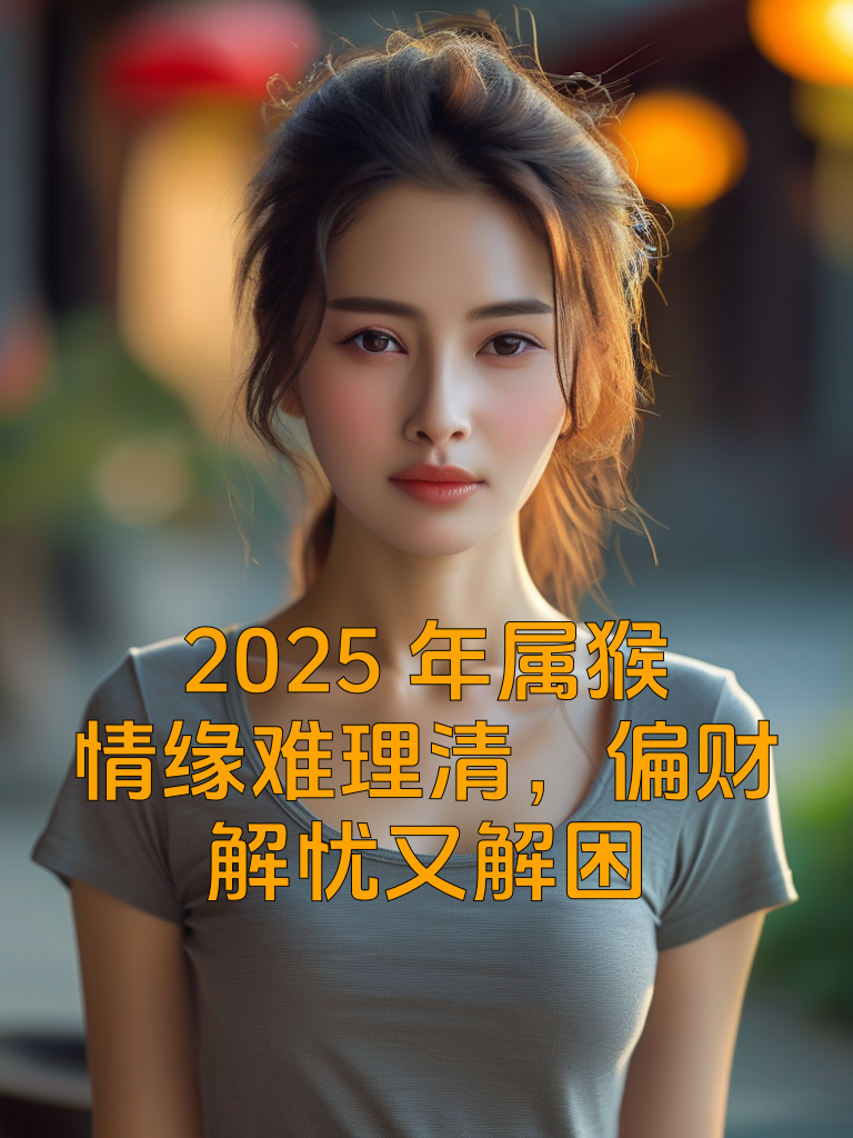 2025年属猴：情缘难理清，偏财解忧又解困