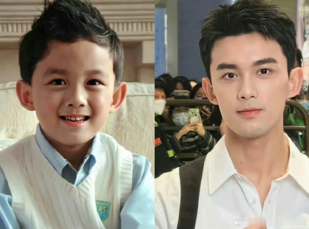 吴磊没想到长大后长这么爽萌豆丁刷新成偶像剧男主，吴磊完美诠释“等比例惊艳生长”