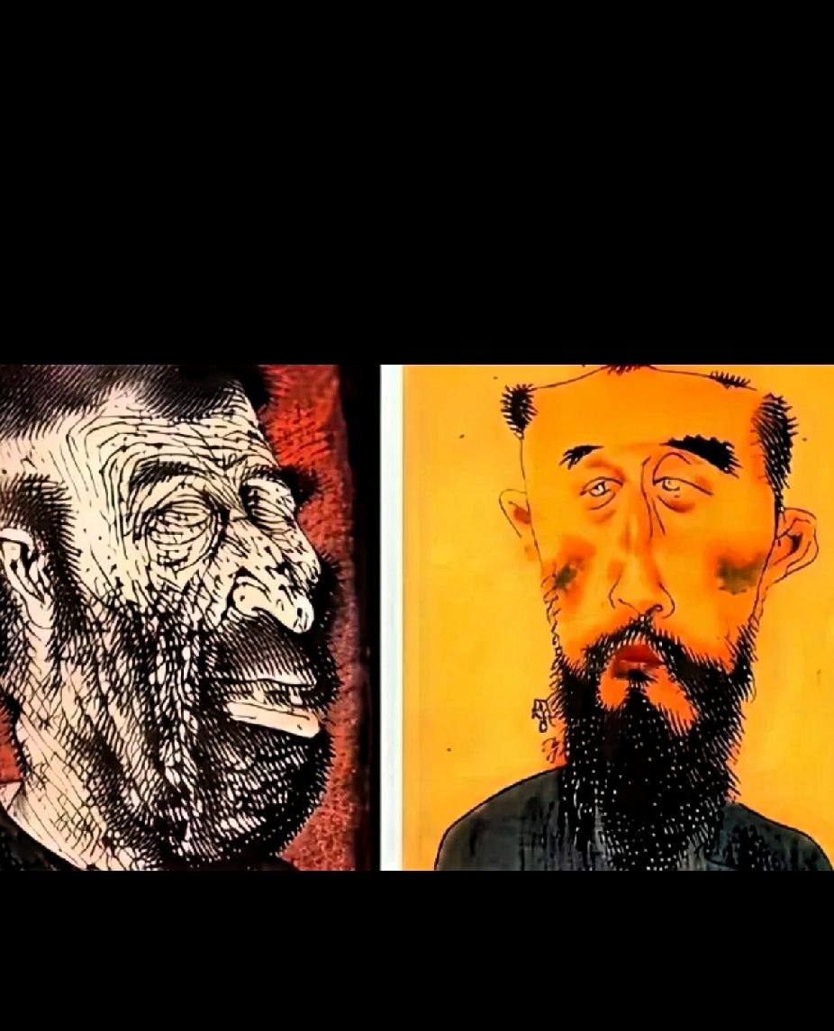 清华美院，不愧叫清华！他们画的这种画意义何在？只看到了丑化的老人和孩子，真