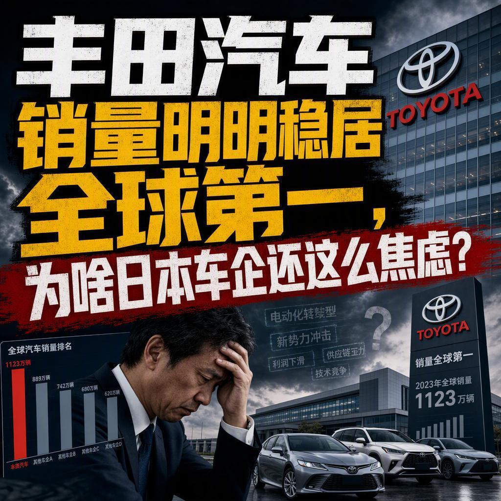 丰田连续7年全球销量第一，上半年卖了539万辆，很多人以为它日子最滋润，但佐藤恒