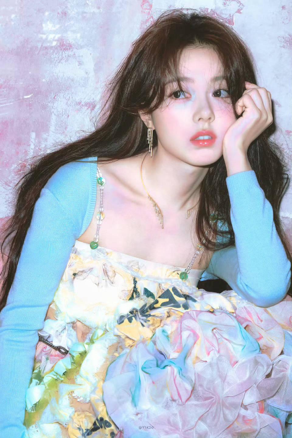 赵今麦：油画公主。麦麦真是从小美到大