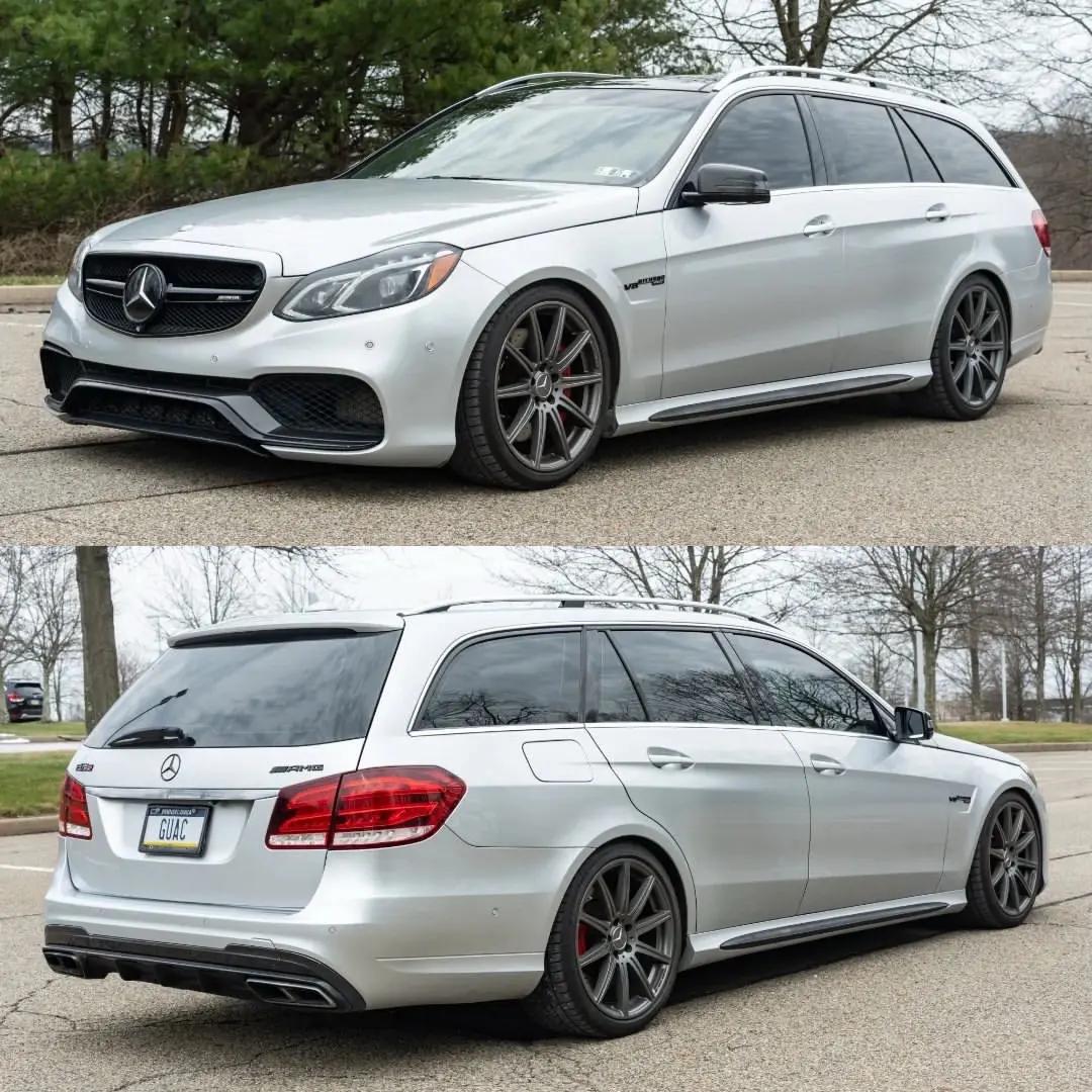 这辆2016款梅赛德斯-AMGE63S4MATIC旅行车，诞生于性能与实用