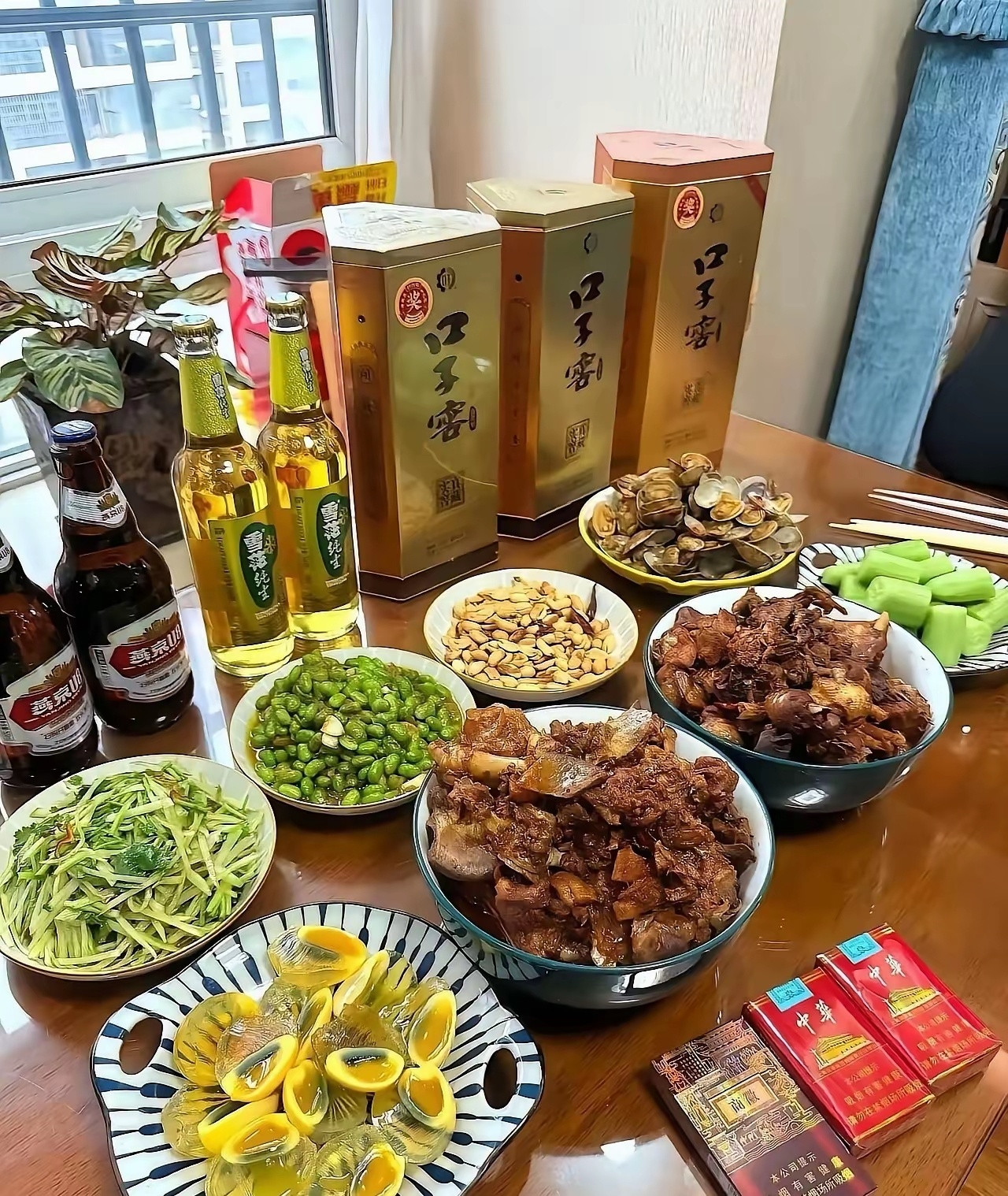 领导来家吃饭，招待不过分吧？