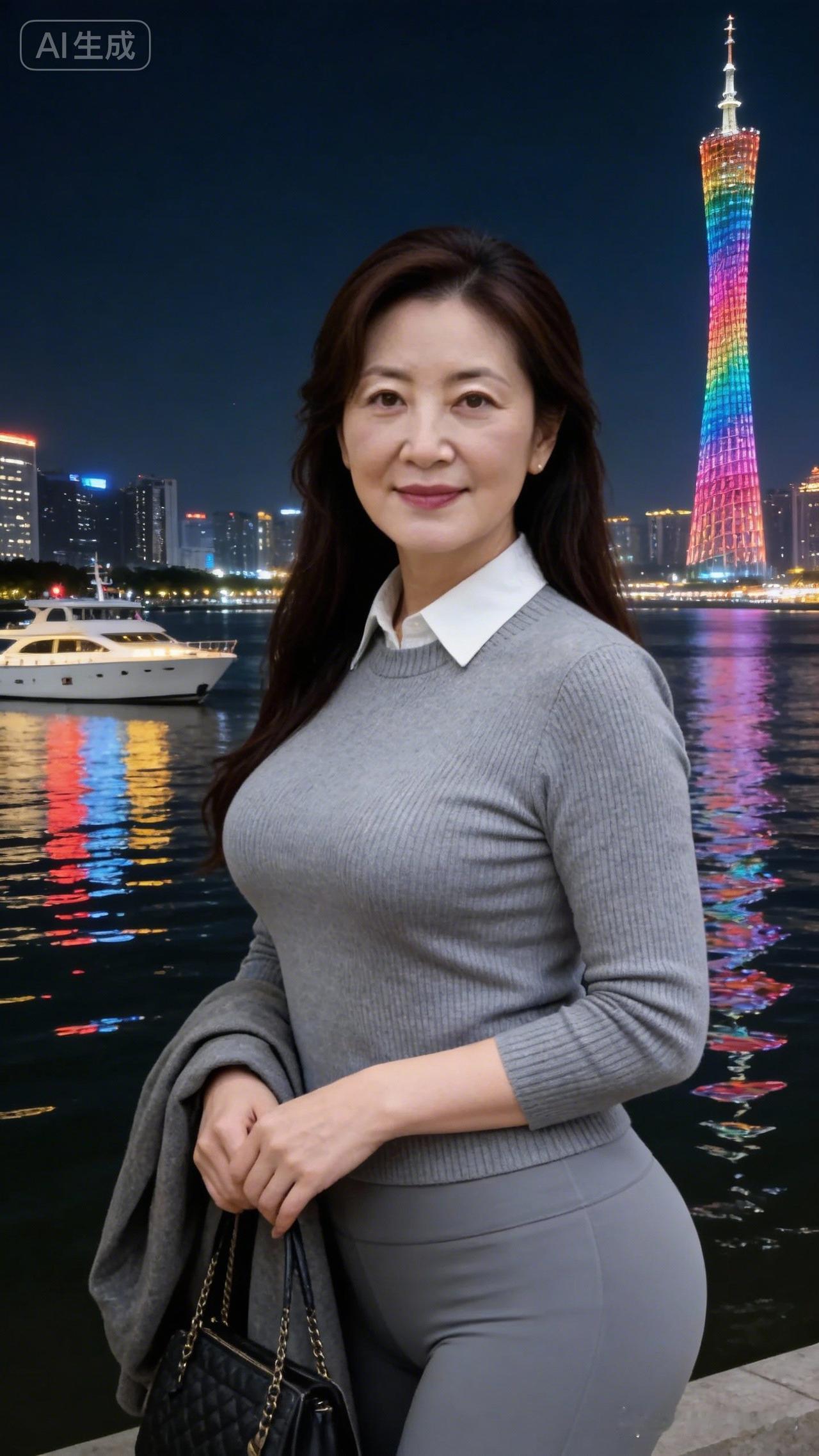 夜游珠江，打卡广州塔，都市夜景美不胜收！